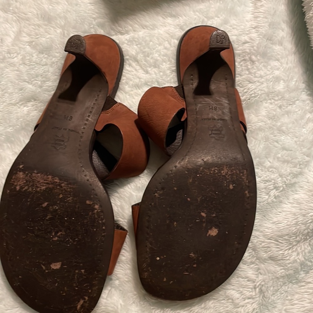 Donald J Pliner Viveca  brown leather sandals - Picture 5 of 8